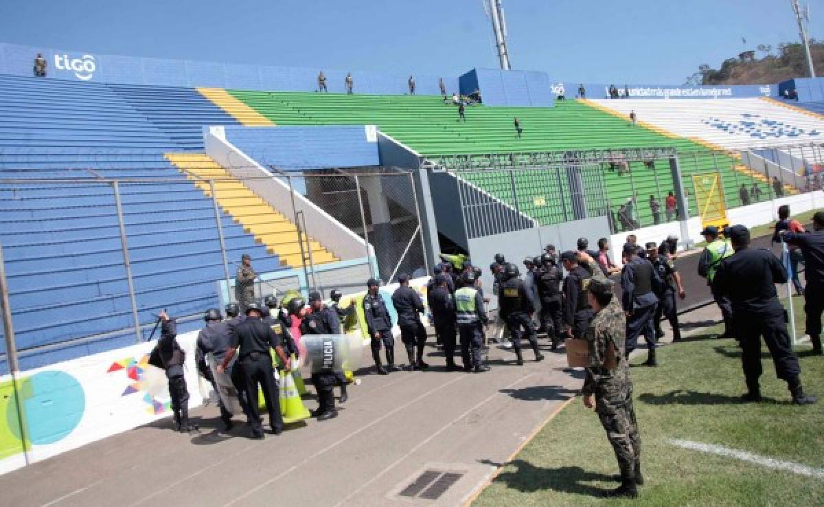 300 policías resguardarán la Gran Final Motagua-Real Sociedad