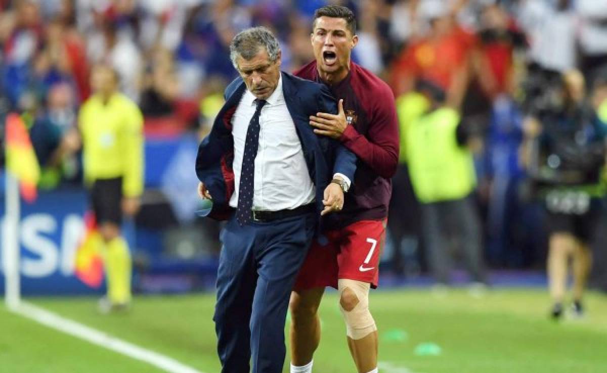 Duras críticas a Cristiano Ronaldo por su actitud en la final de la Eurocopa