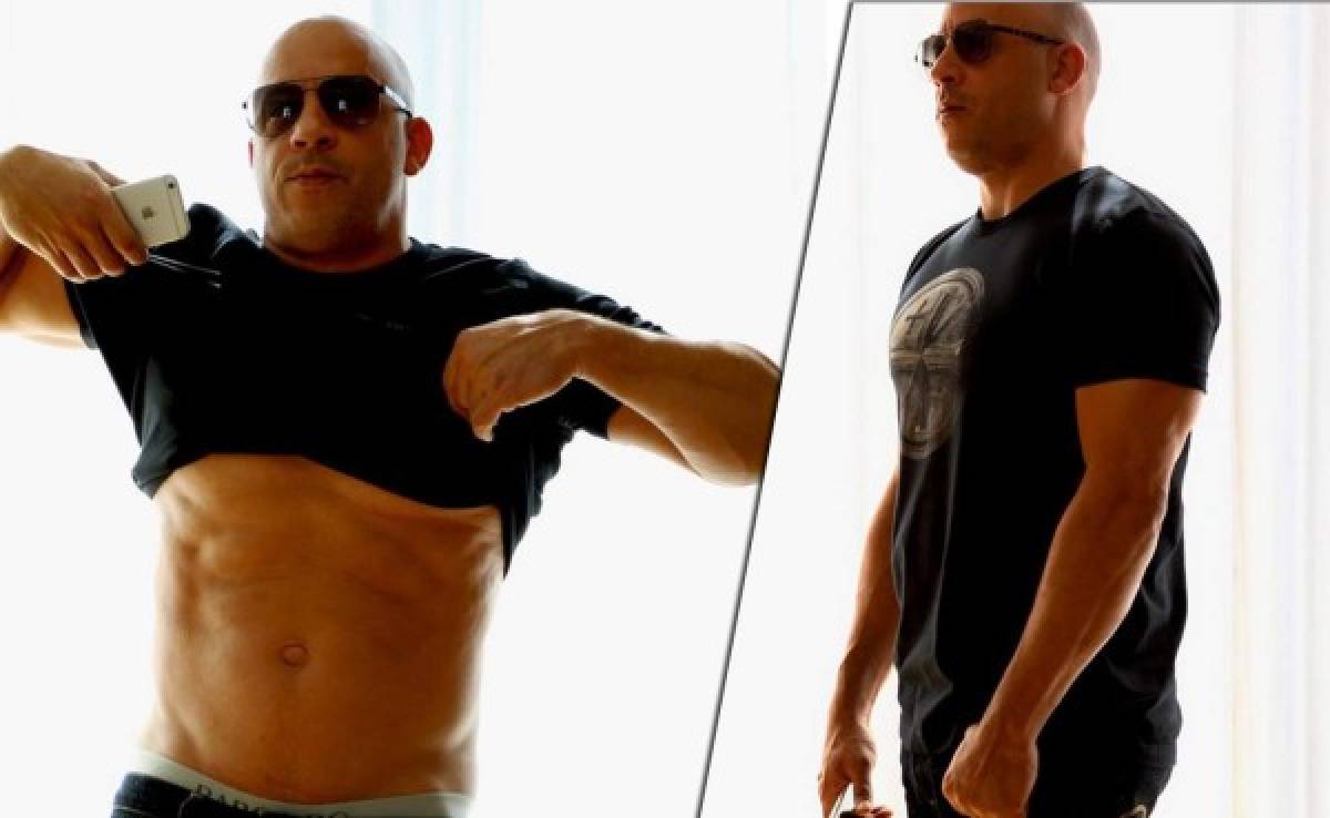 Vin Diesel se defiende de las críticas por sus fotos con sobrepeso