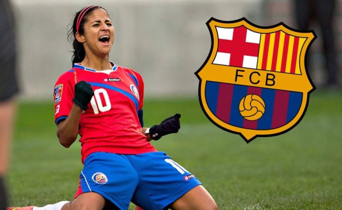 La jugadora tica Shirley Cruz está en la mira del Barcelona