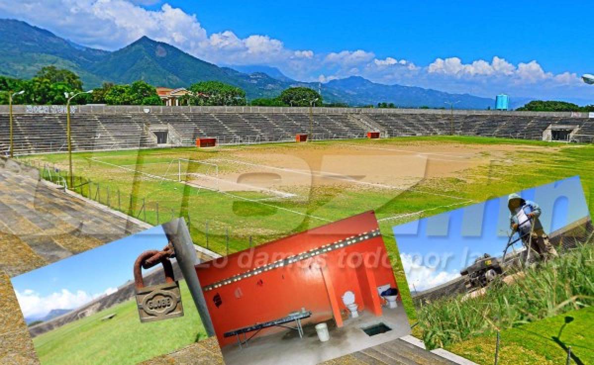 FOTOS: El triste abandono del que pudo ser el estadio más bonito de Honduras