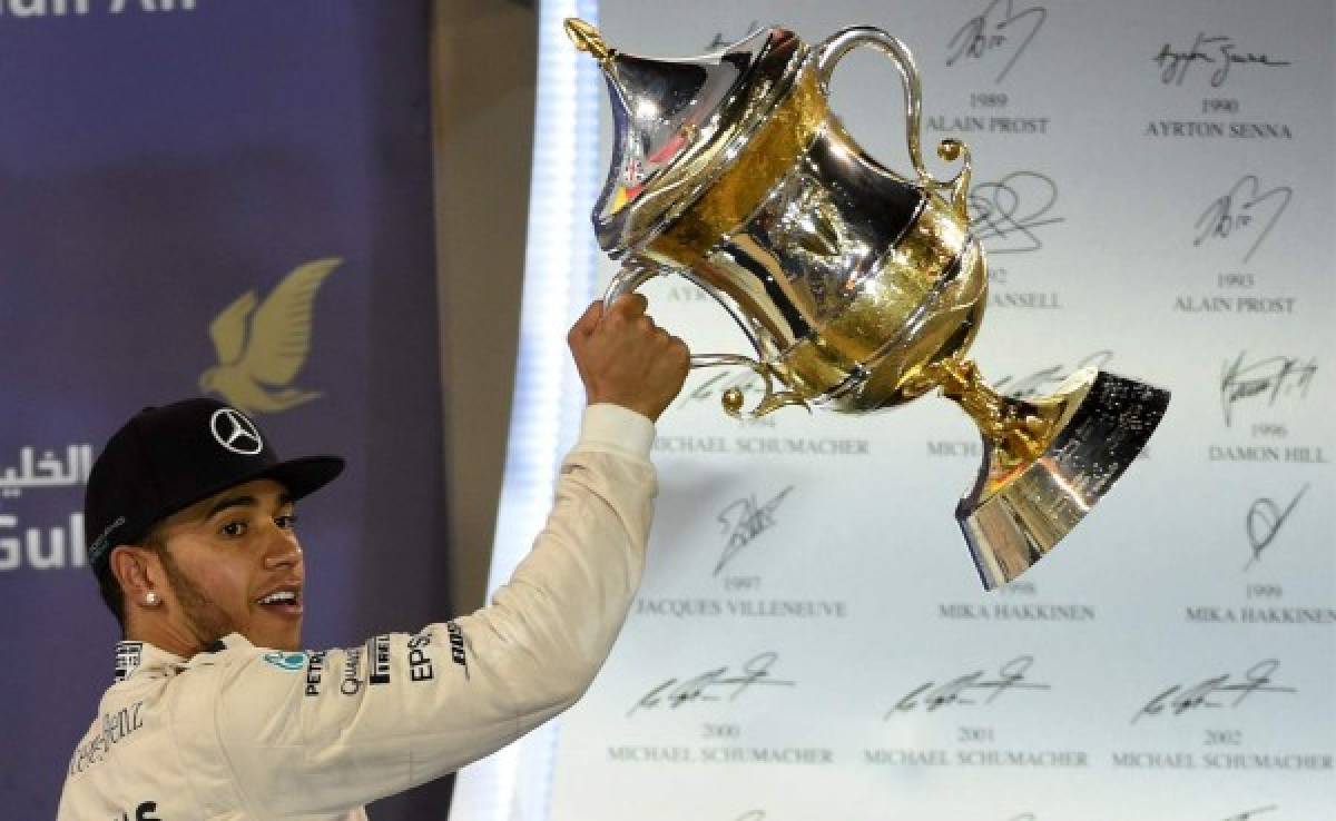 Lewis Hamilton gana el gran premio de Fórmula 1 en Baréin