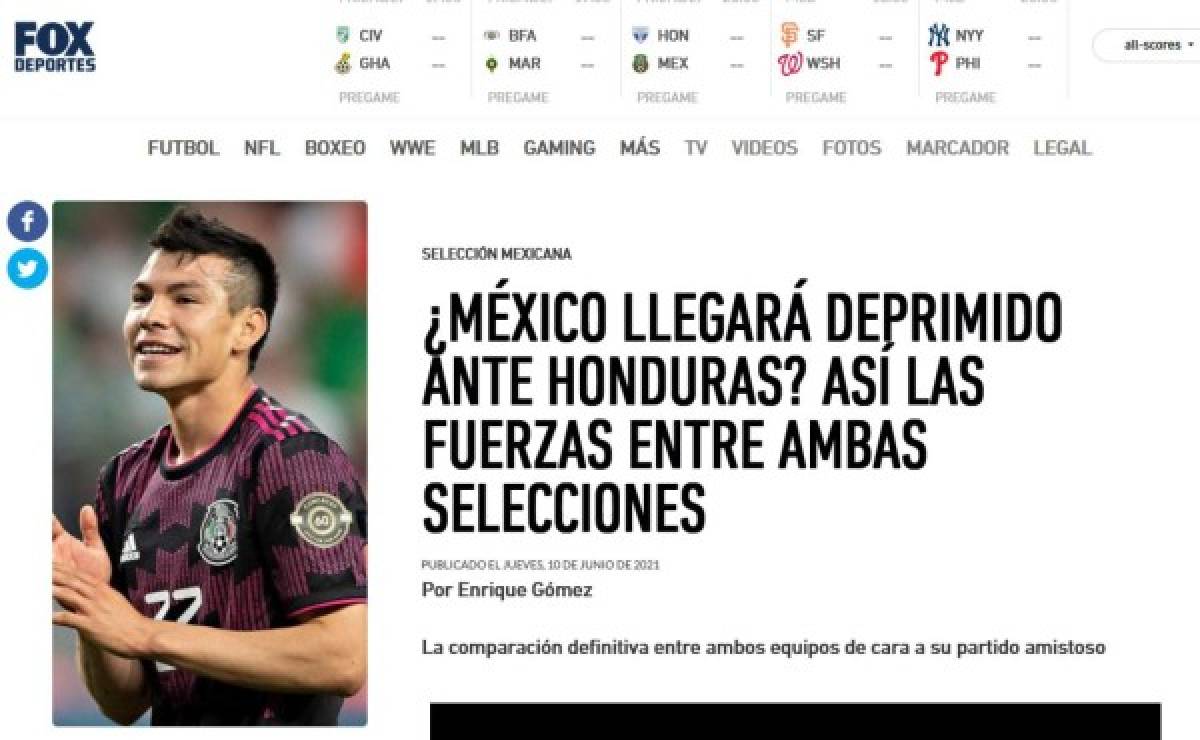 Lo que dice la prensa mexicana sobre el duelo de hoy ante Honduras: 'A sacarse la espina'