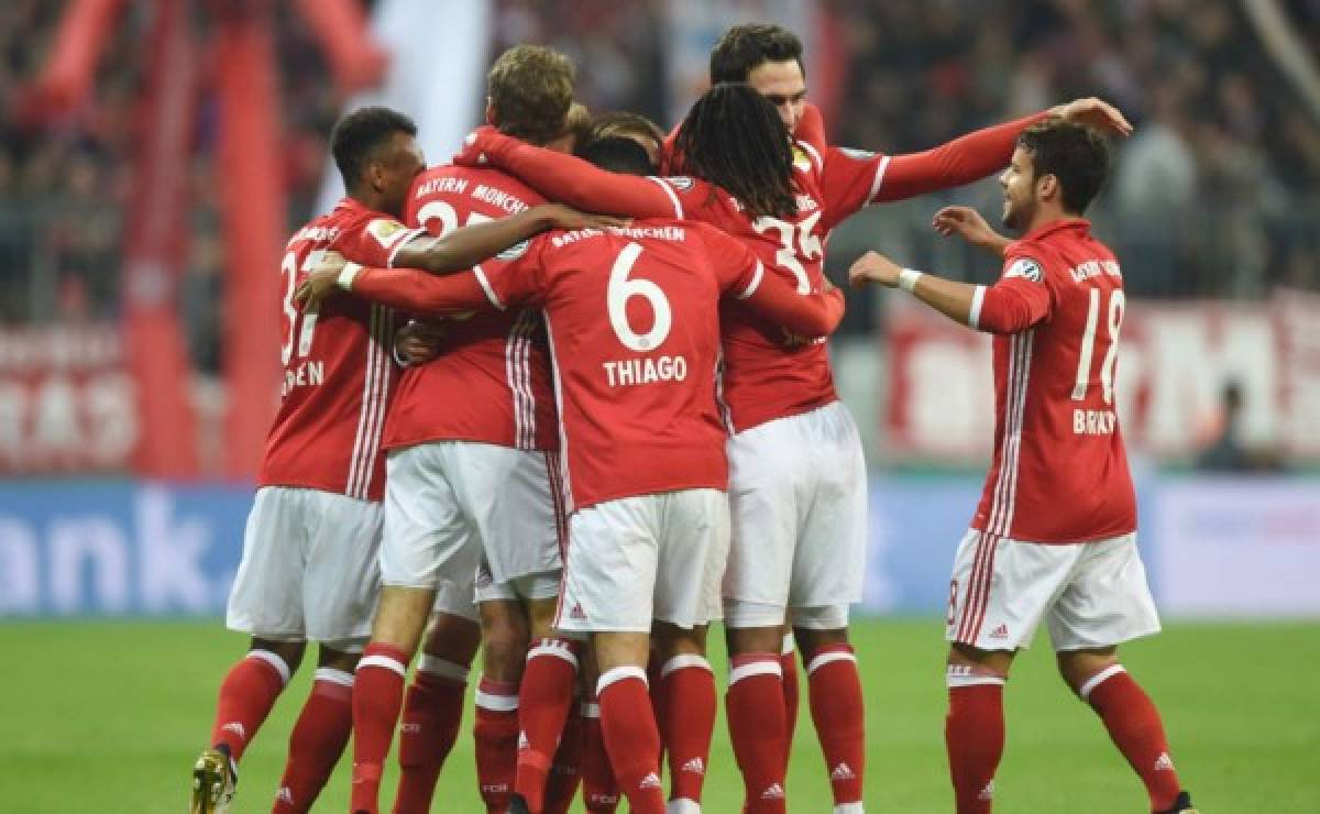 Bayern Múnich y Borussia Dortmund cumplen y se clasifican a los octavos de la Copa de Alemania