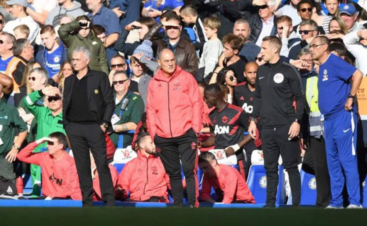 ¡Se calentó! Las imágenes de la pelea de Mourinho con el asistente del Chelsea