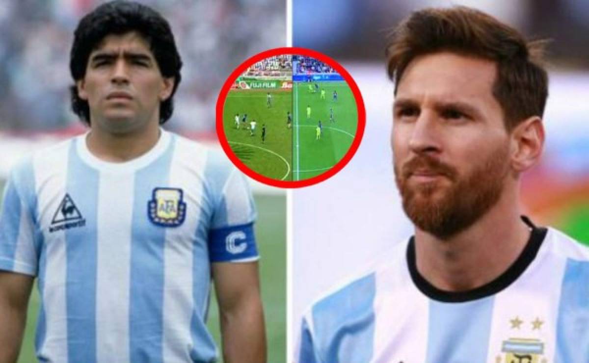 VIDEO: Cinco jugadas de Lionel Messi idénticas a las de Maradona