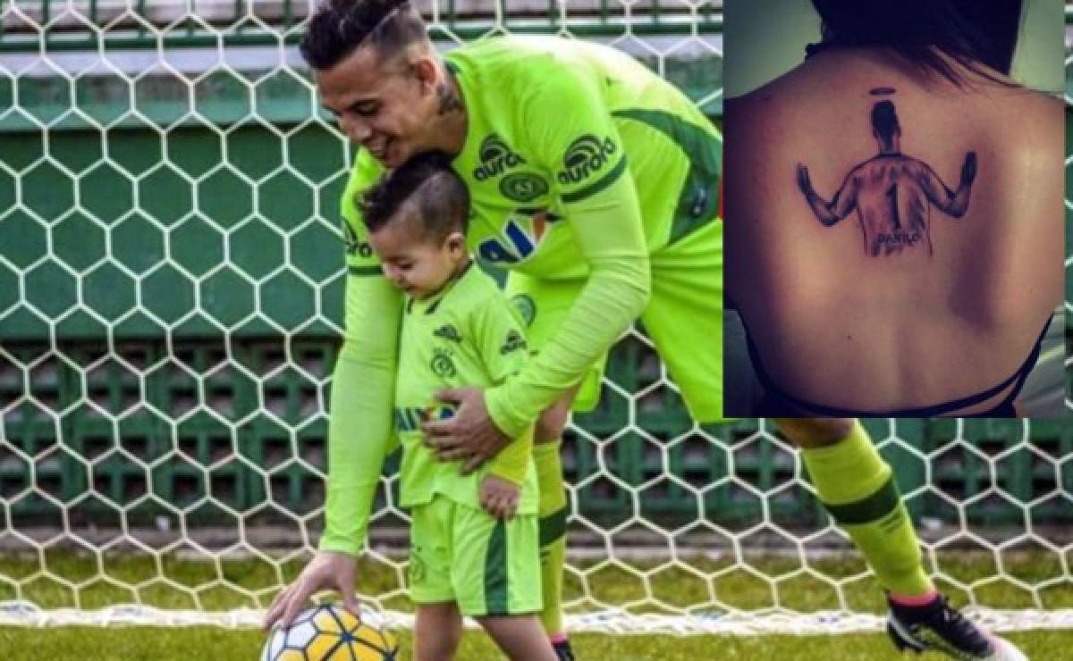 ¡Emotivo! El tatuaje de la hermana del portero Danilo del Chapecoense