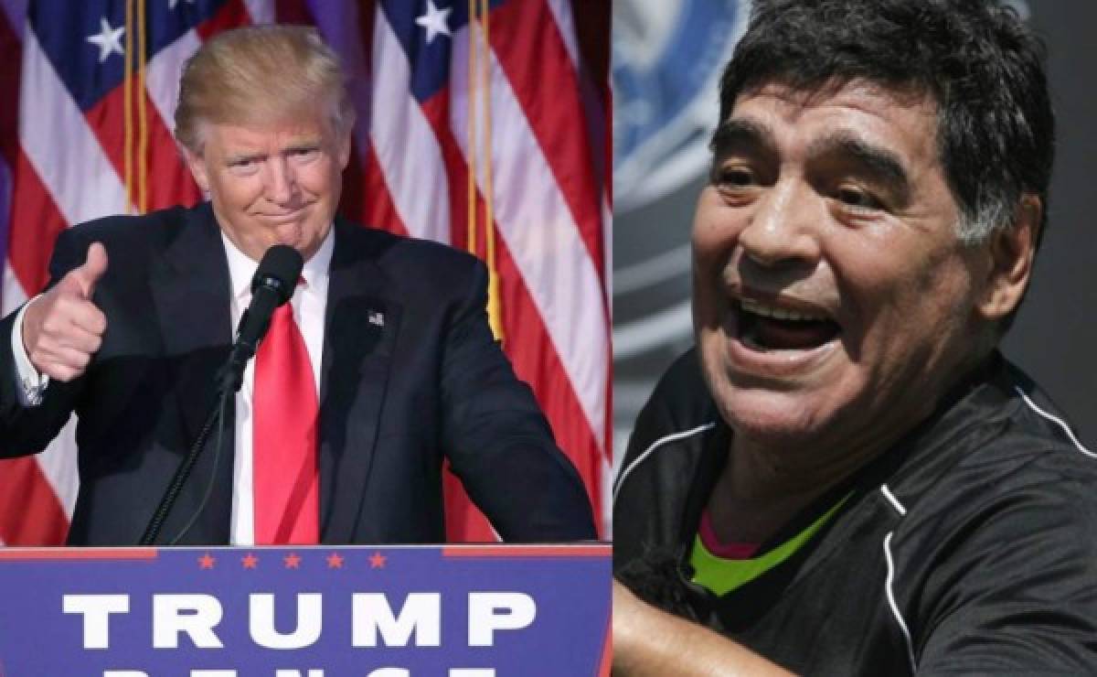 ¡Polémica! Donald Trump es Diego Maradona según periodista inglés
