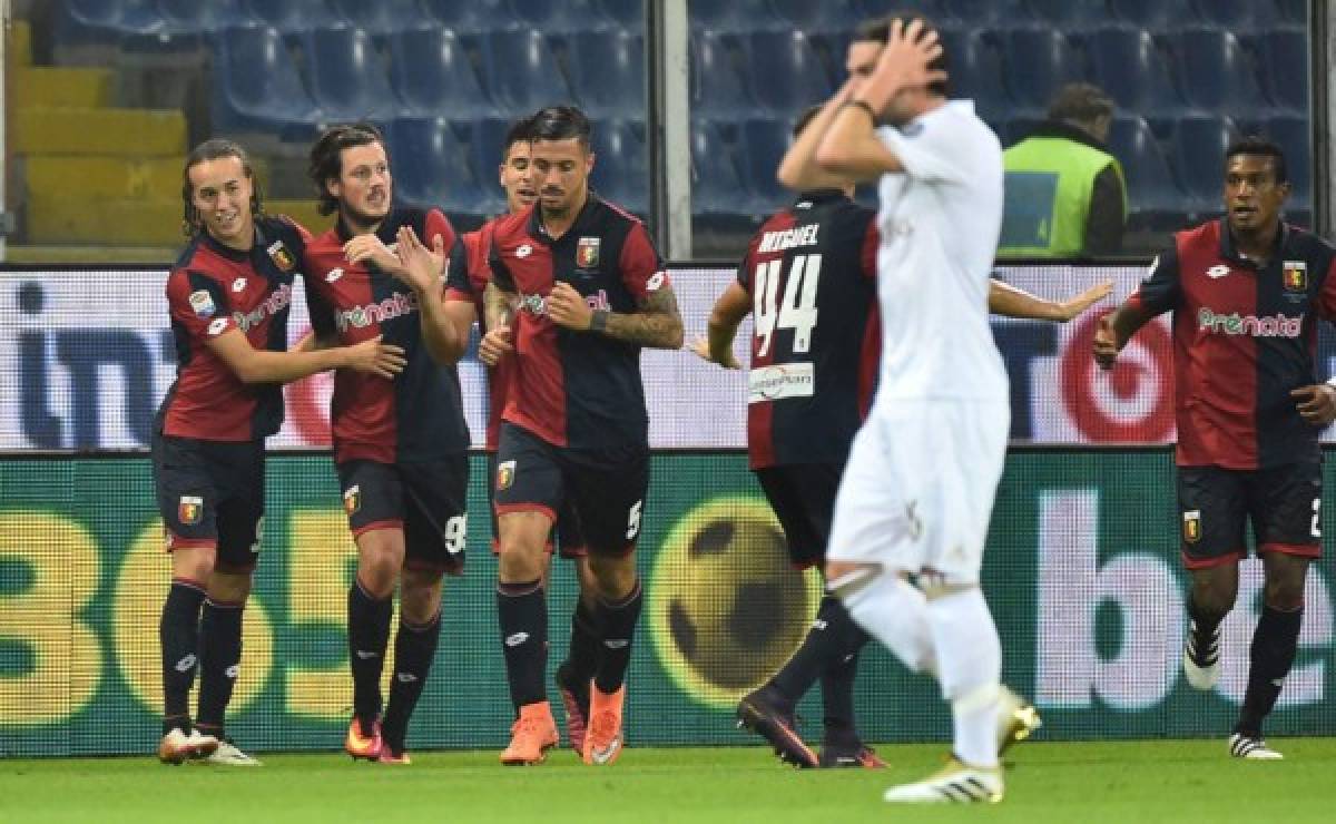 Génova sorprende al golear al Milan que desaprovecha su oportunidad de tomar el liderato