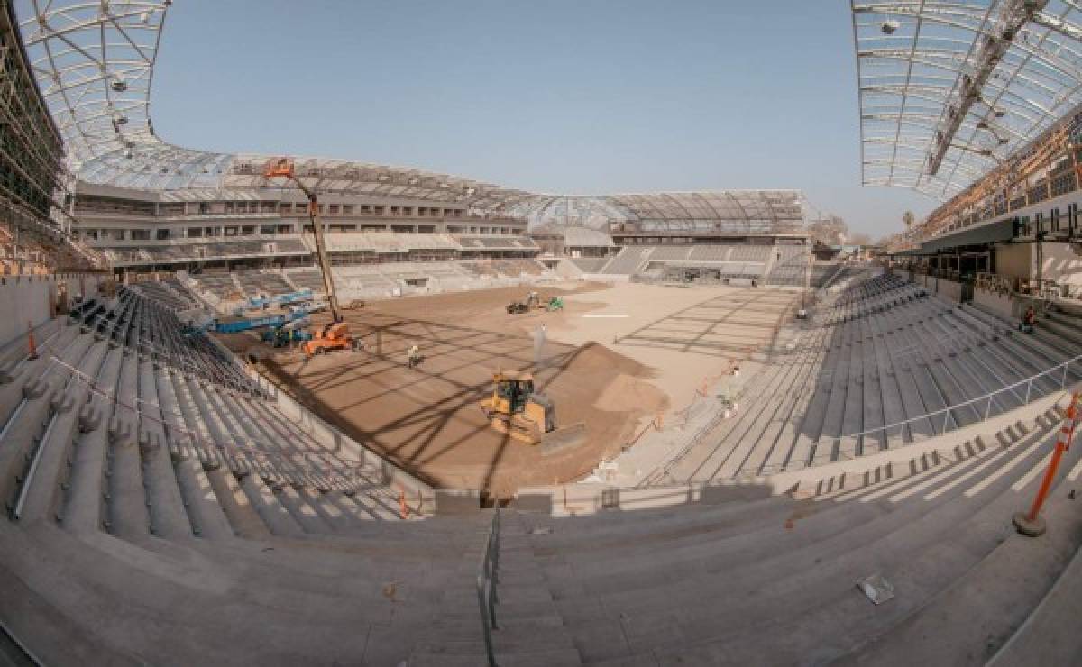 Así luce el estadio de Los Ángeles FC a casi tres meses de su inauguración