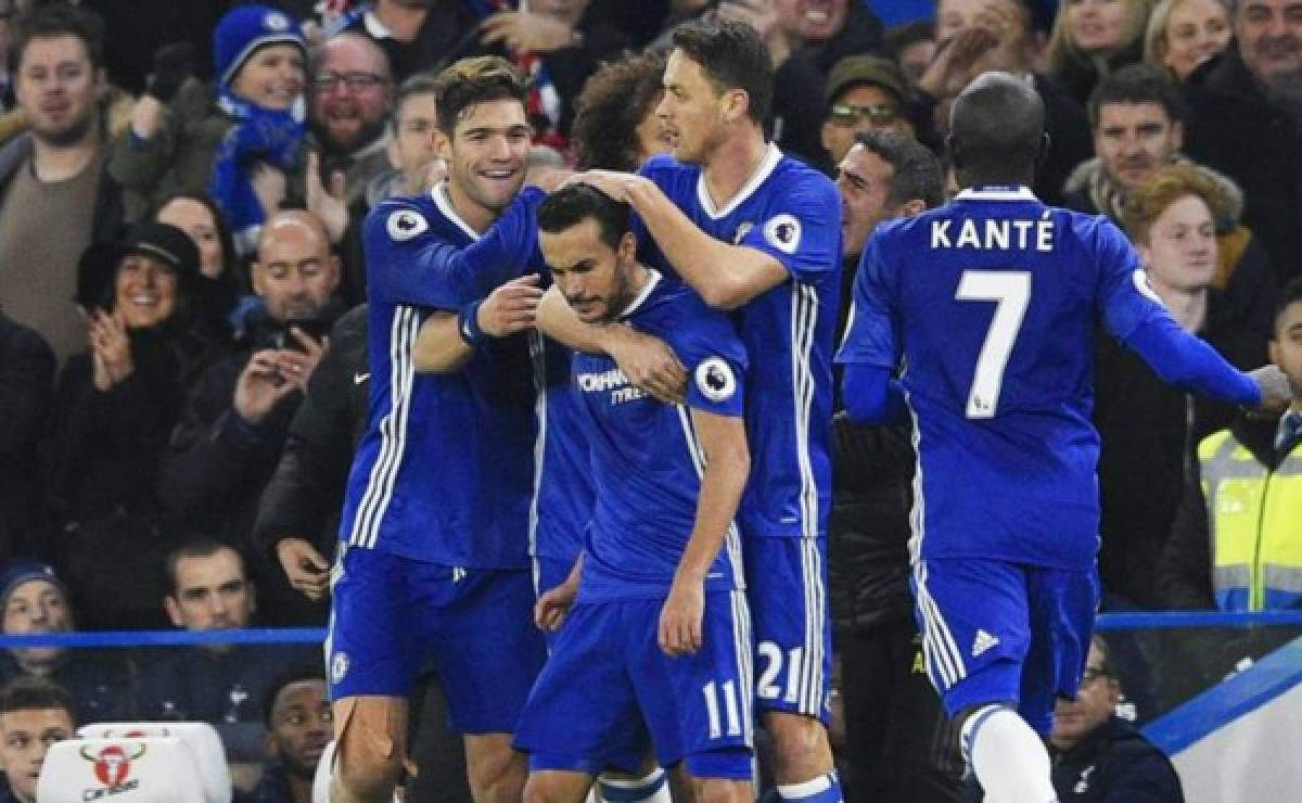Chelsea derrota 2-1 al Tottenham y se coloca líder en la Premier League