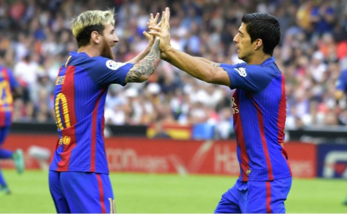 Messi ya es el máximo goleador de la Liga de España junto a Luis Suárez