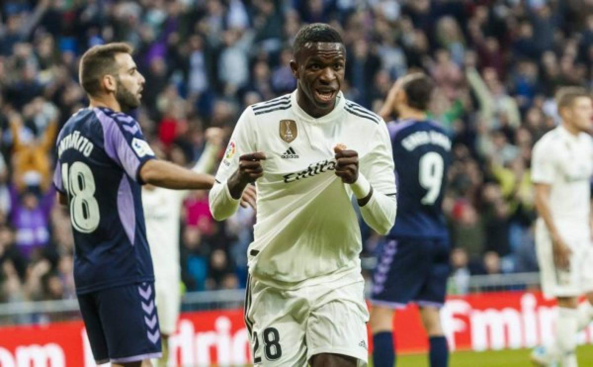 Vinicius se ganó el cariño del Bernabéu celebrando un gol que no fue suyo