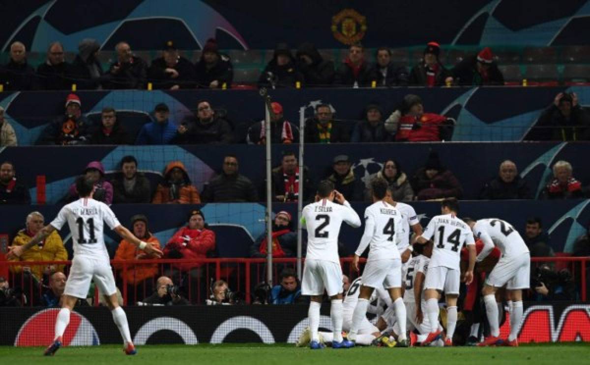 Fotos: Di María y su ''cervecita'' en el triunfo del PSG sobre el Manchester United