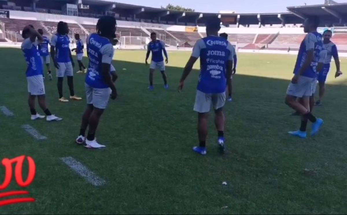 ¡Bromas, risas y un picadito! Así fue el entreno de Honduras previo al decisivo juego ante El Salvador