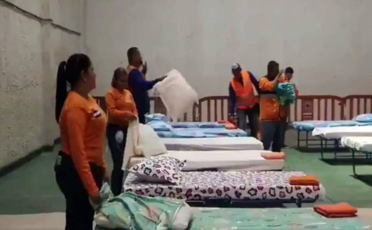Habilitan en la Villa Olímpica de Tegucigalpa una sala de aislamiento temporal por coronavirus