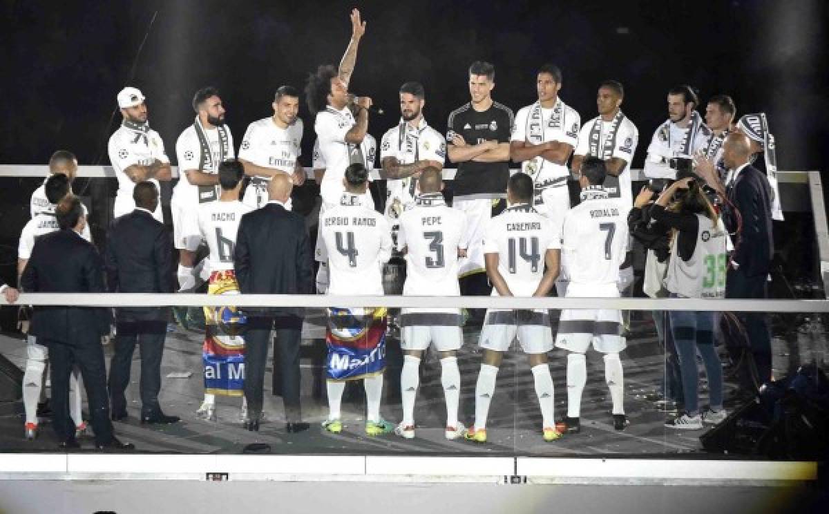 Así fue el pachangón de Real Madrid al celebrar la undécima en el Bernabéu