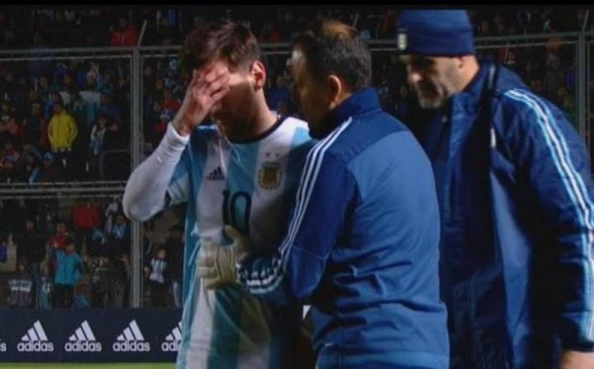 Dolor y angustia; así sufrió Lionel Messi tras lesionarse ante Honduras