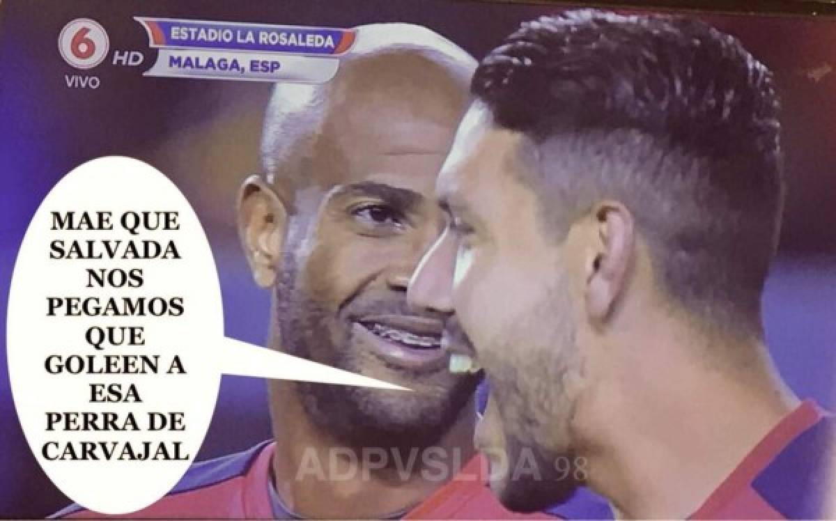 ¡No perdonaron a Costa Rica! Los graciosos memes luego de la goleada de España