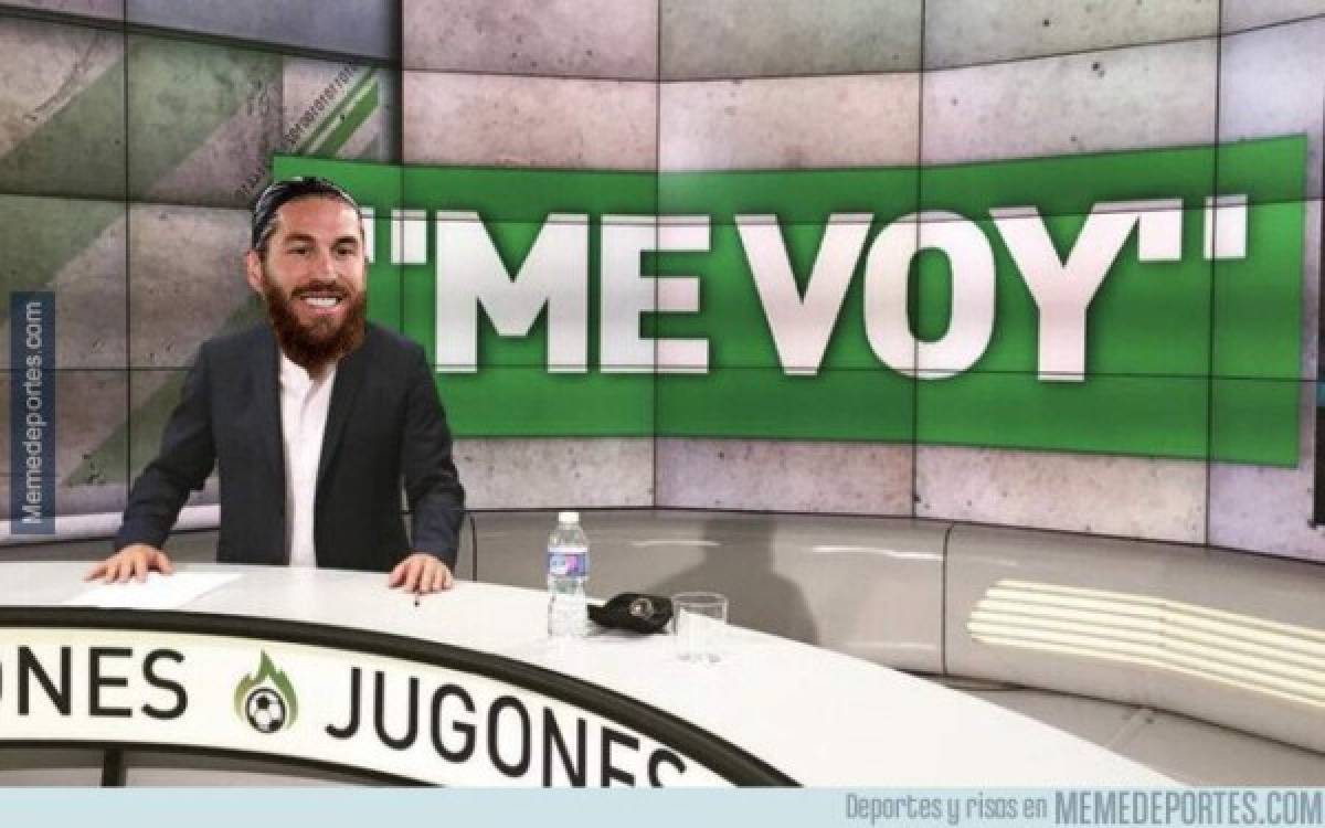 Los memes del adiós de Sergio Ramos donde destrozan a Florentino Pérez y al Real Madrid