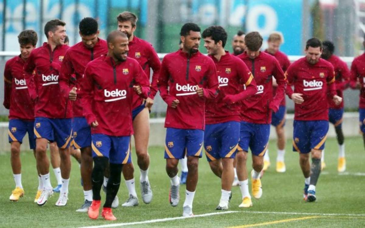 Messi se une al grupo y muestra otra imagen: así fue el entrenamiento del Barcelona previo al primer amistoso