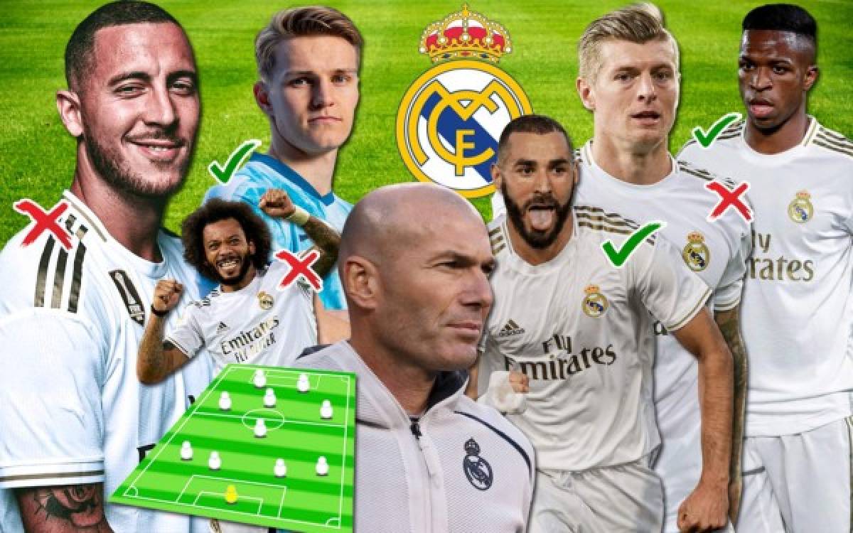 Zidane y su problema con el Real Madrid: Jóvenes o veteranía... ¿Qué 11 titular usará?