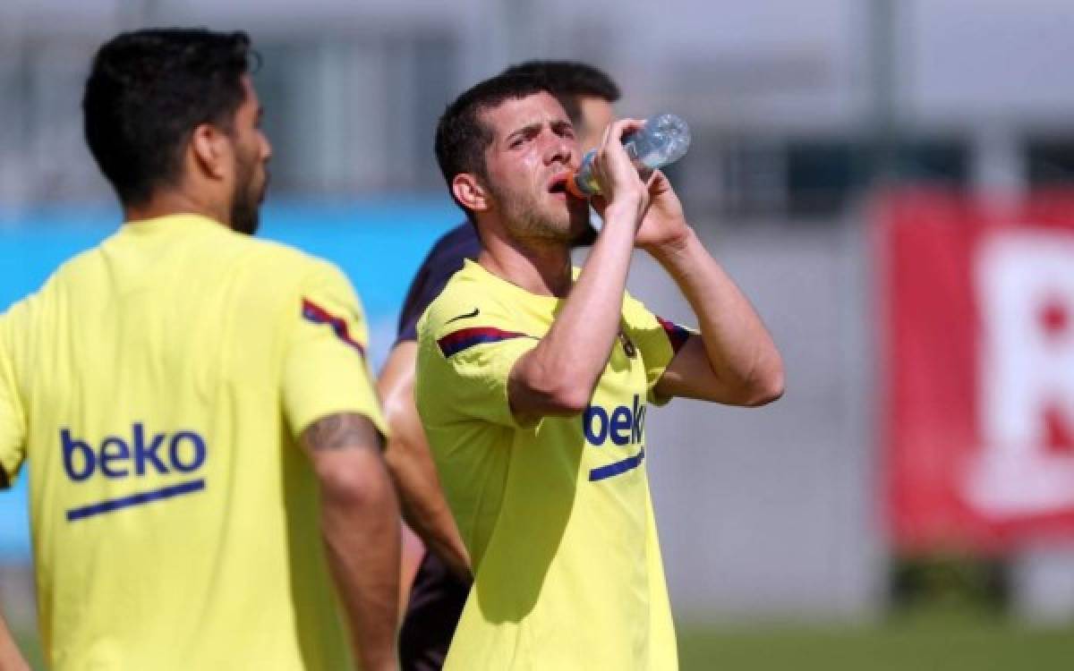 Liga Española: Messi sorprende en el entrenamiento del Barcelona con nuevo look