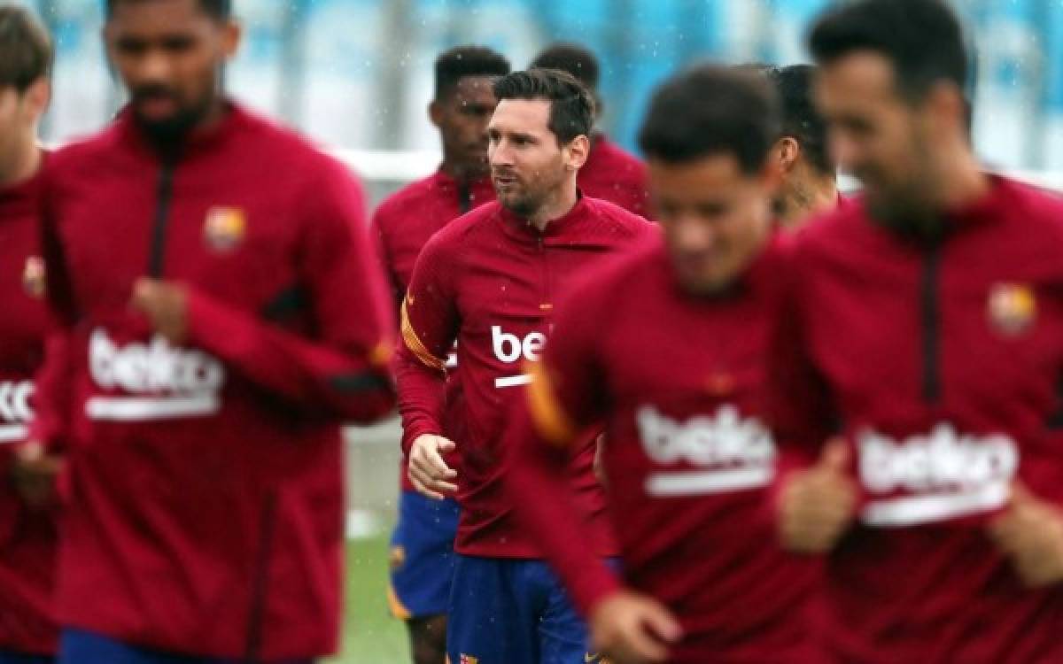 Messi se une al grupo y muestra otra imagen: así fue el entrenamiento del Barcelona previo al primer amistoso