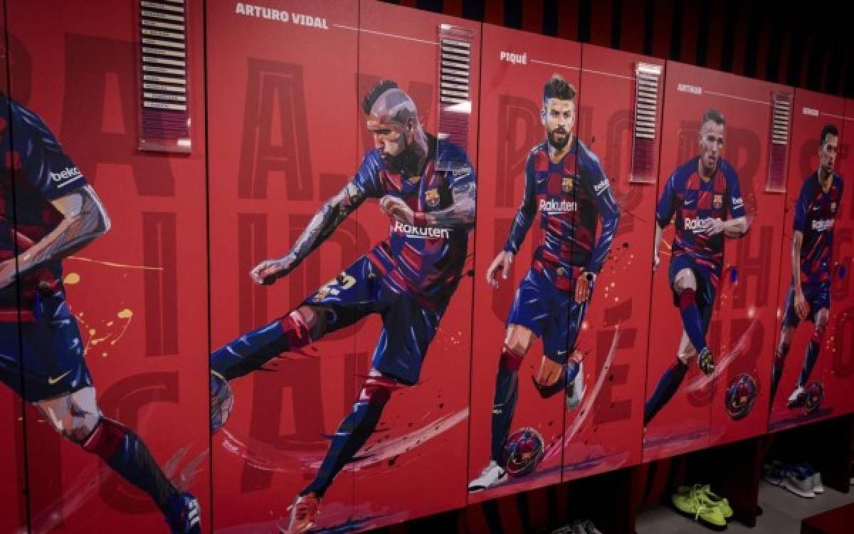 Revolución azulgrana: Así luce ahora el nuevo del vestuario del FC Barcelona