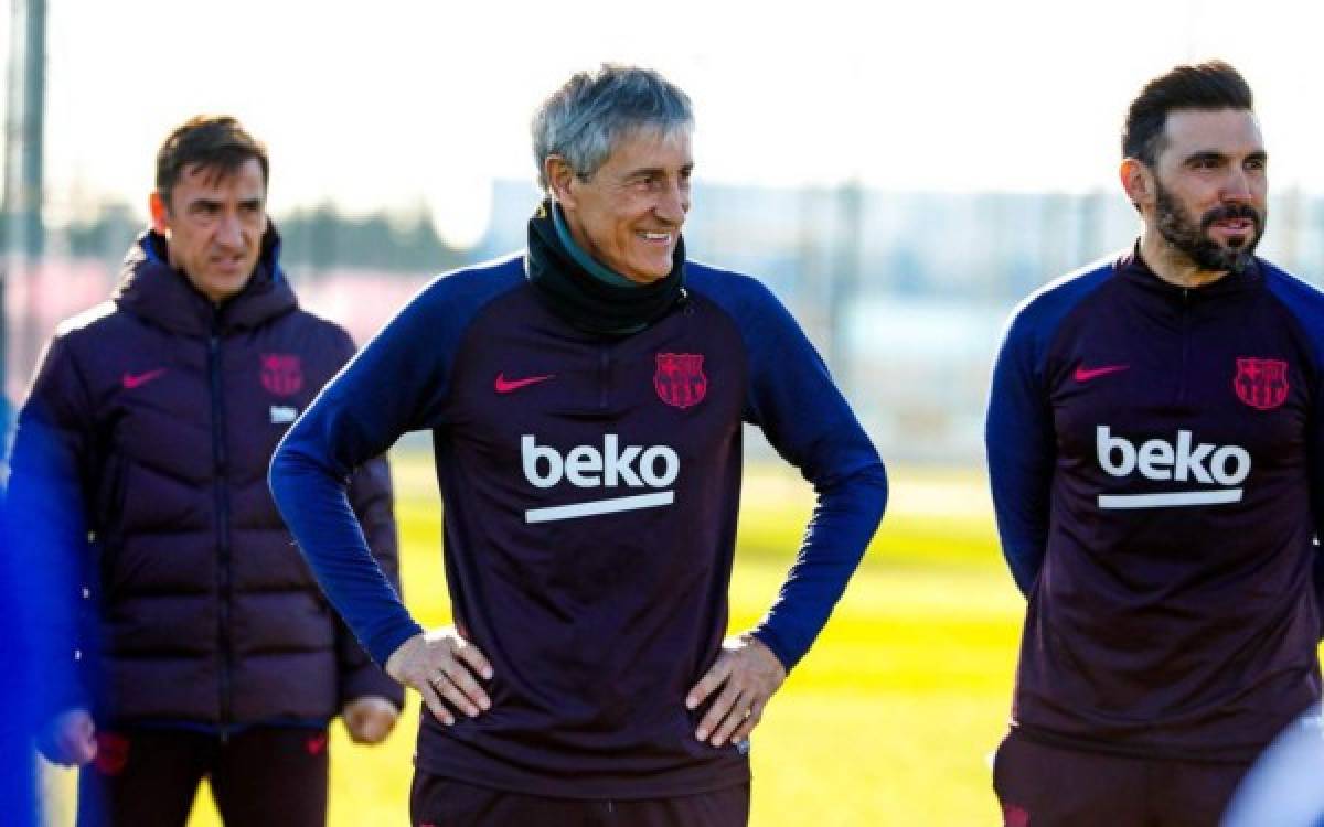 Así fue el primer día de Quique Setién en el Barcelona: Subió a un crack al primer equipo y Valverde llegó