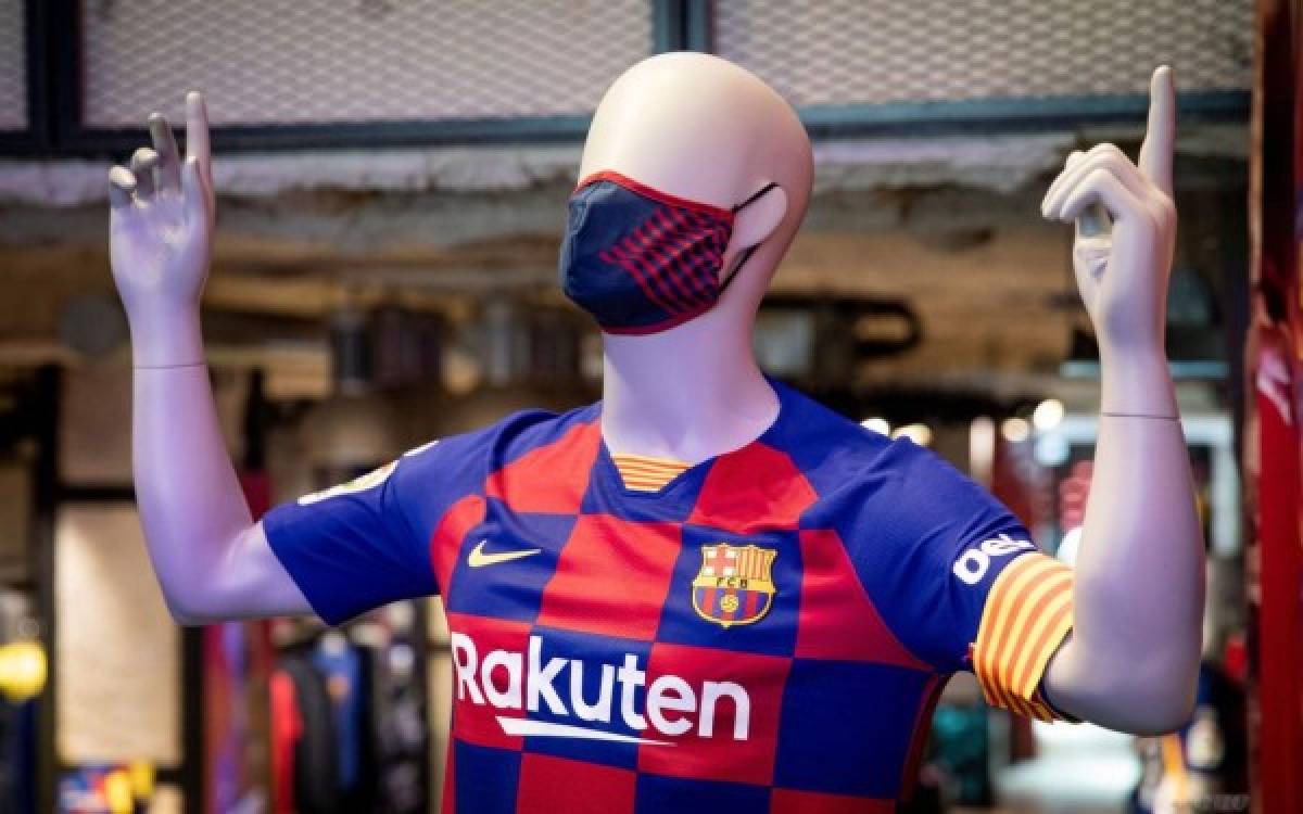 Barcelona: La trenza de Griezmann y las mascarillas que pusieron a la venta para evitar el COVID-19