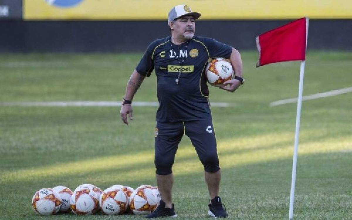 Desvelo, exigencias y reunión con un referente: Así está Maradona a un día de su debut con Dorados