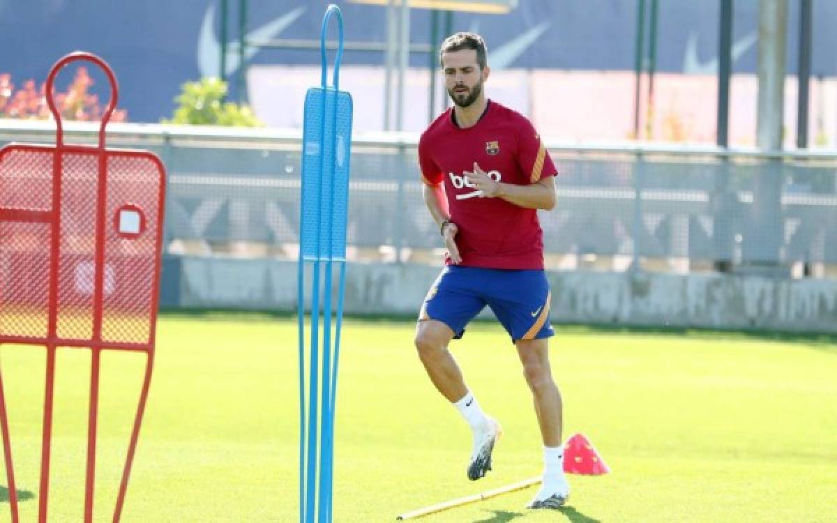 Así fue el primer entrenamiento de Pjanic con el Barcelona; se lo imaginó de otra forma