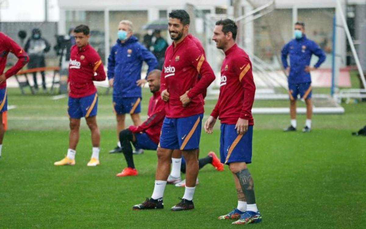 Messi se une al grupo y muestra otra imagen: así fue el entrenamiento del Barcelona previo al primer amistoso