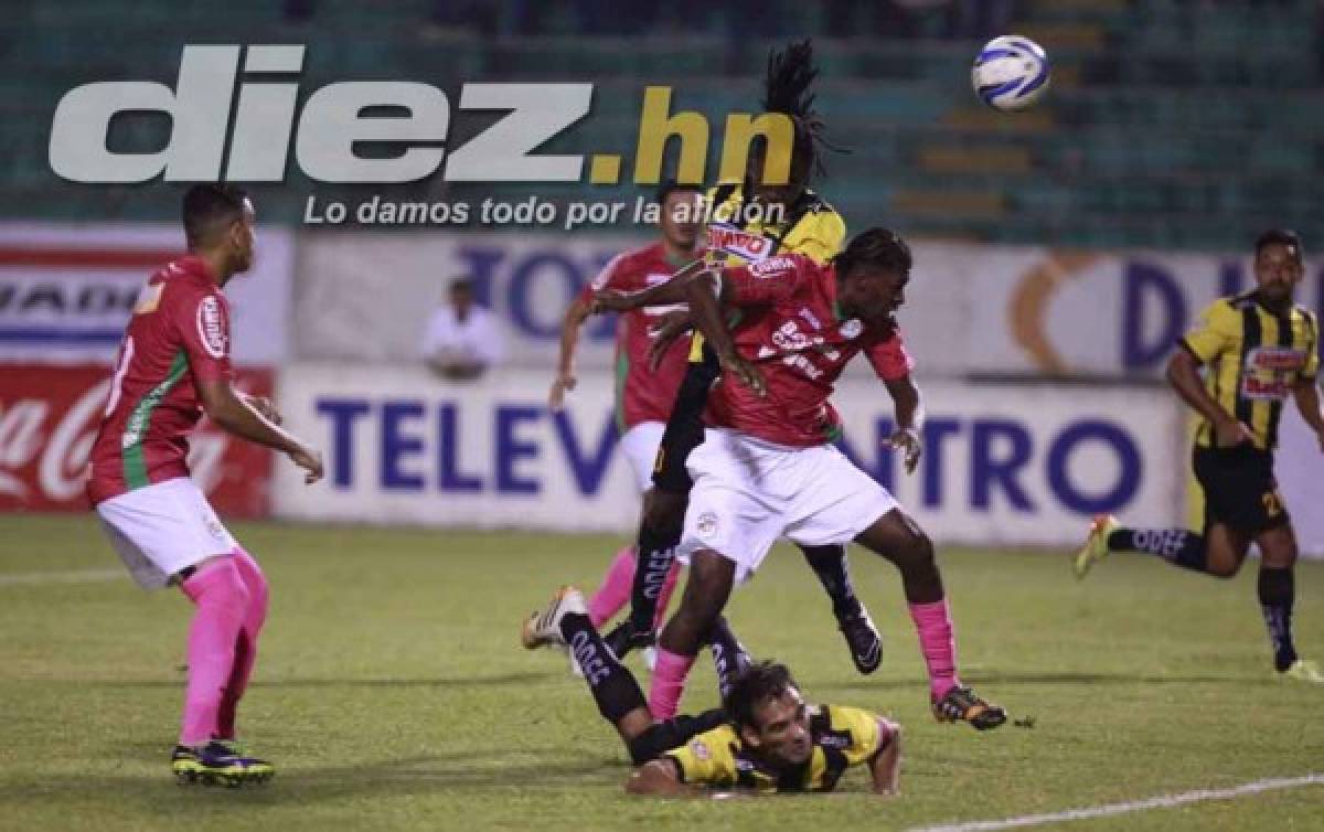 Marathón venció 2-0 a Real España en el estadio Olímpico.