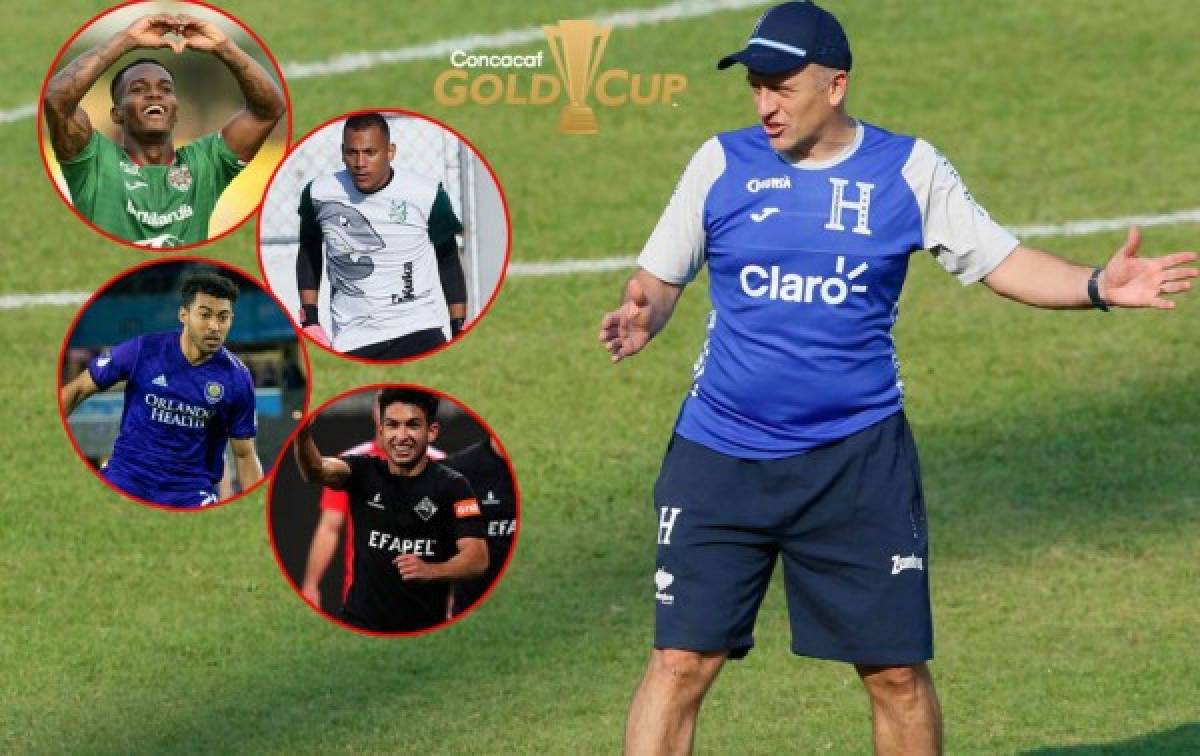 Los jugadores convocados en la lista preliminar de Honduras para la Copa Oro 2019