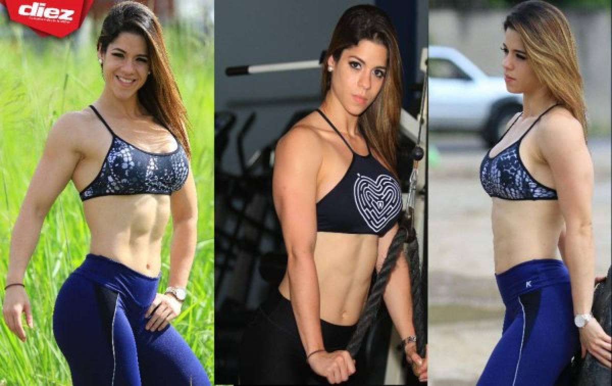 Así es Leslie Aparicio, la campeona catracha de 80 kilates en el mundo fitness