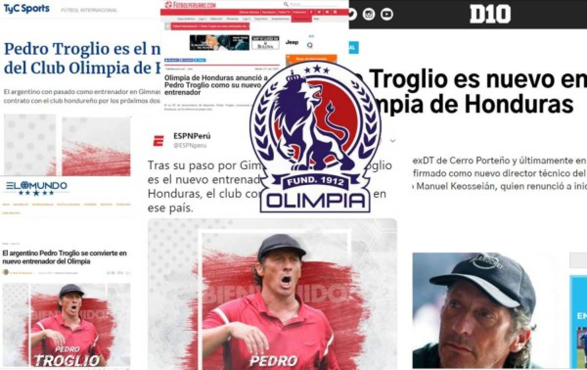 Así reaccionaron los medios internacionales luego de que Pedro Troglio fichara por el Olimpia