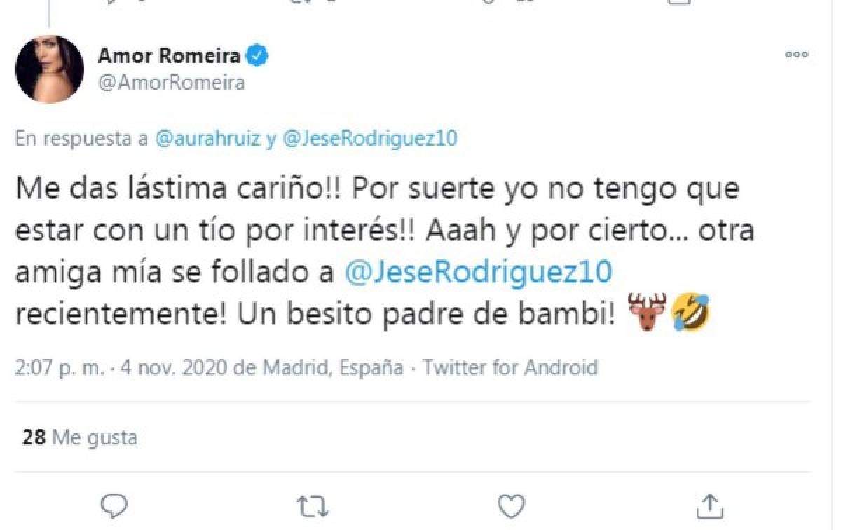 Escándalo: Acusan a Jesé de una nueva infidelidad a Aurah Ruiz y lo publican todo en Twitter