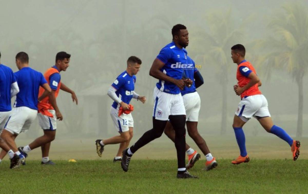 Las primeras imágenes de Yustin Arboleda sudando la camisa del Olimpia en Tegucigalpa