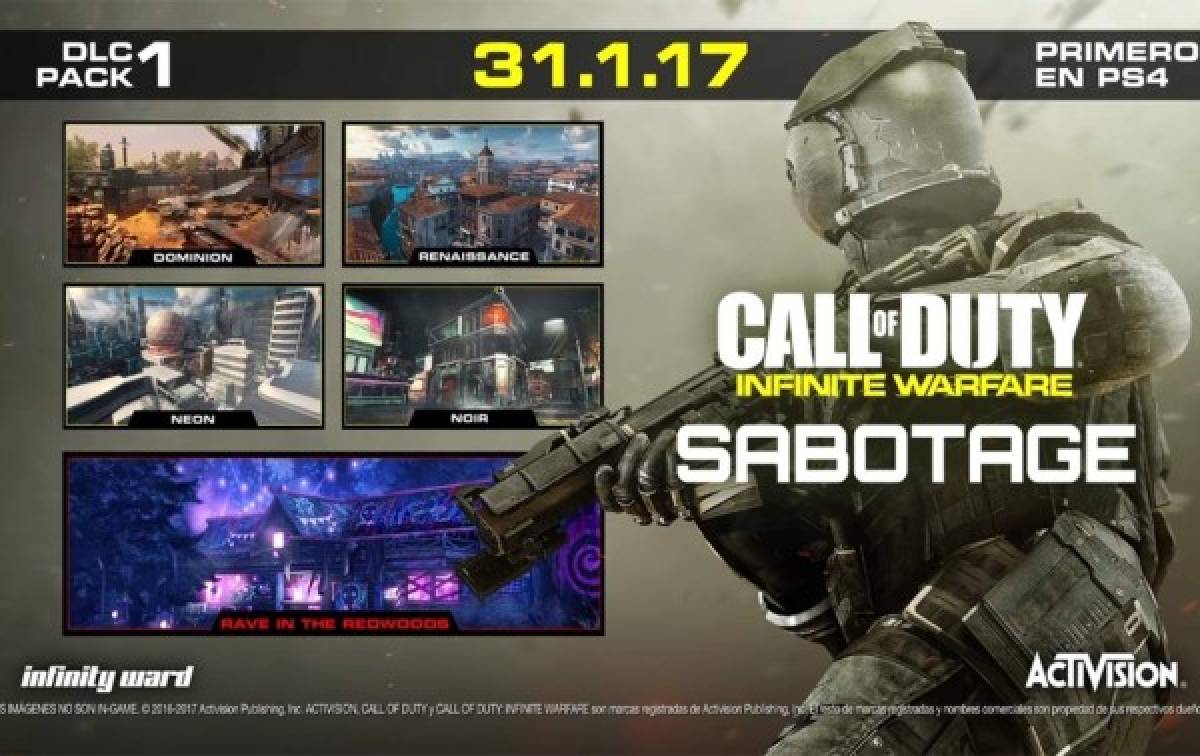 Anunciado el primer contenido descargable de Call of Duty Infinite Warfare