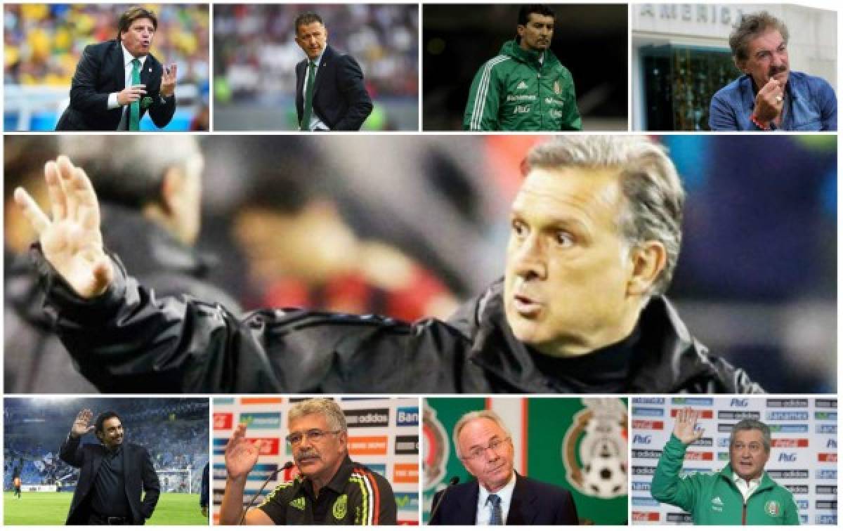 Los últimos técnicos que ha tenido la selección de México