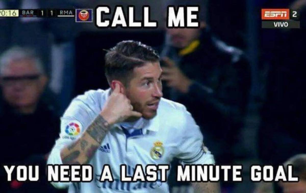 Los memes para Real Madrid y Sergio Ramos tras agónico empate