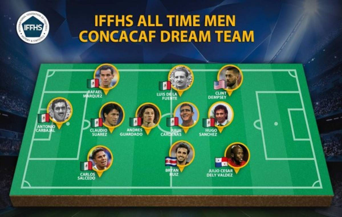 ¿Algún hondureño? El polémico 11 ideal de Concacaf de todos los tiempos, según IFFHS