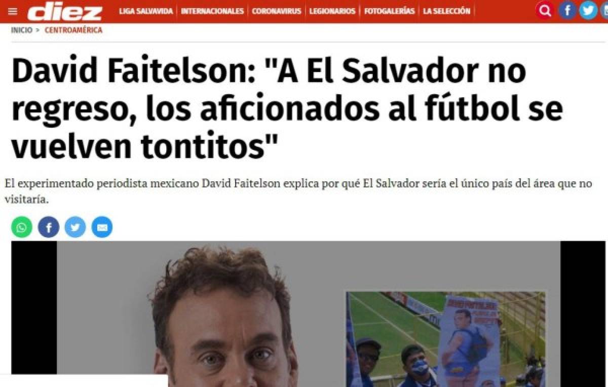 ¡Indignados! Arremeten contra Faitelson en El Salvador por llamar 'tontitos' a los aficionados