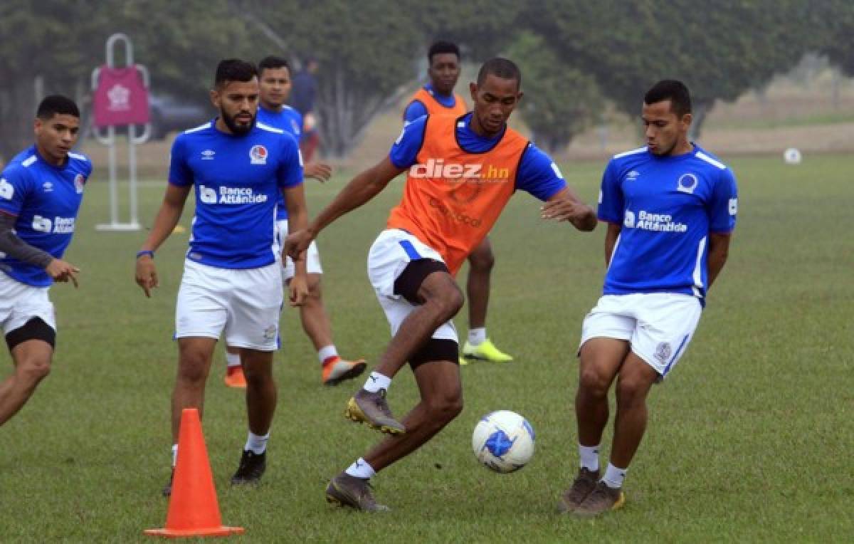 Las primeras imágenes de Yustin Arboleda sudando la camisa del Olimpia en Tegucigalpa