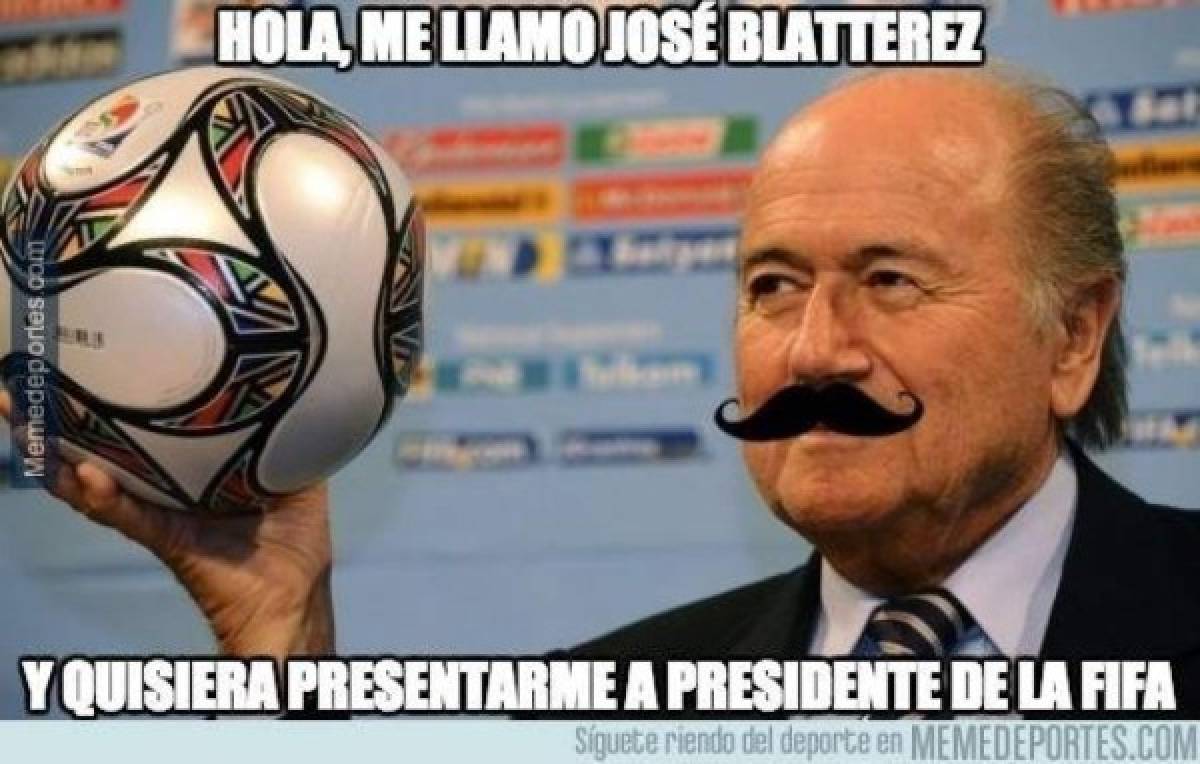 Los memes no perdonaron a Blatter y Platini