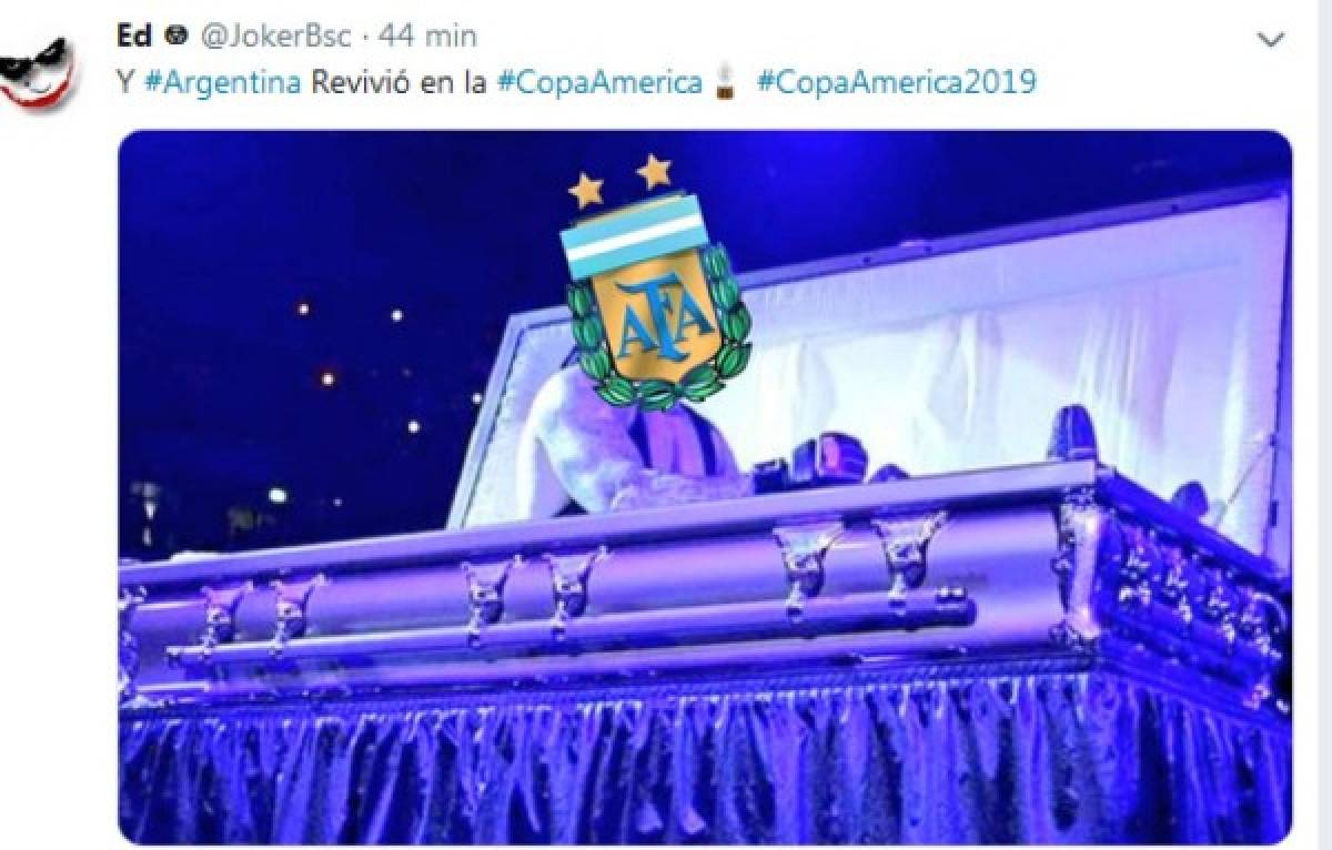 Memes: Destrozan a Argentina y a Messi por sufrido pase a cuartos de final de la Copa América