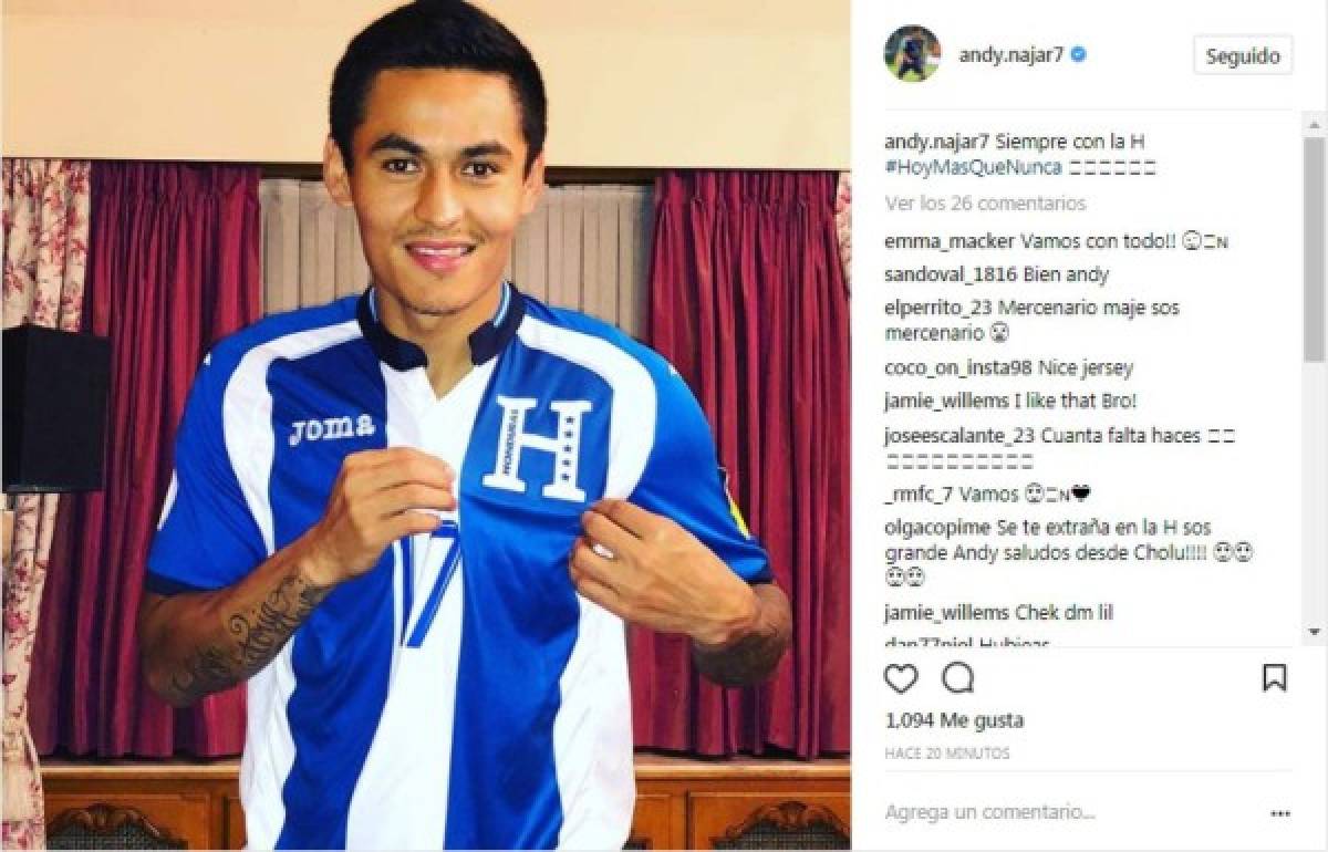 Los mensajes de los jugadores previo al juego de Honduras-Australia