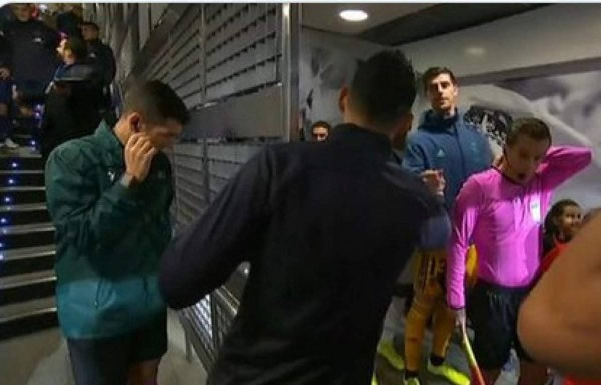 Fotos: El cariño a Keylor Navas en el Bernabéu, frío saludo con Courtois y el sufrimiento de Hazard